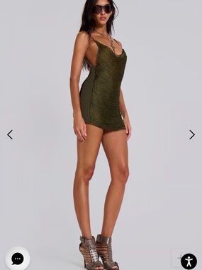 Jaded London Fringe Mini Dress
